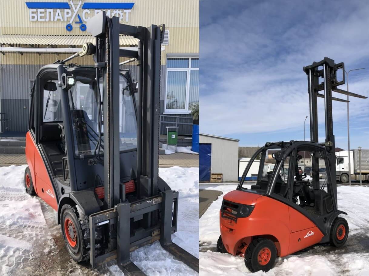 Погрузчик вилочный дизельный бу Linde H35D 2005 года